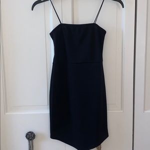 Black Square Neck Dress